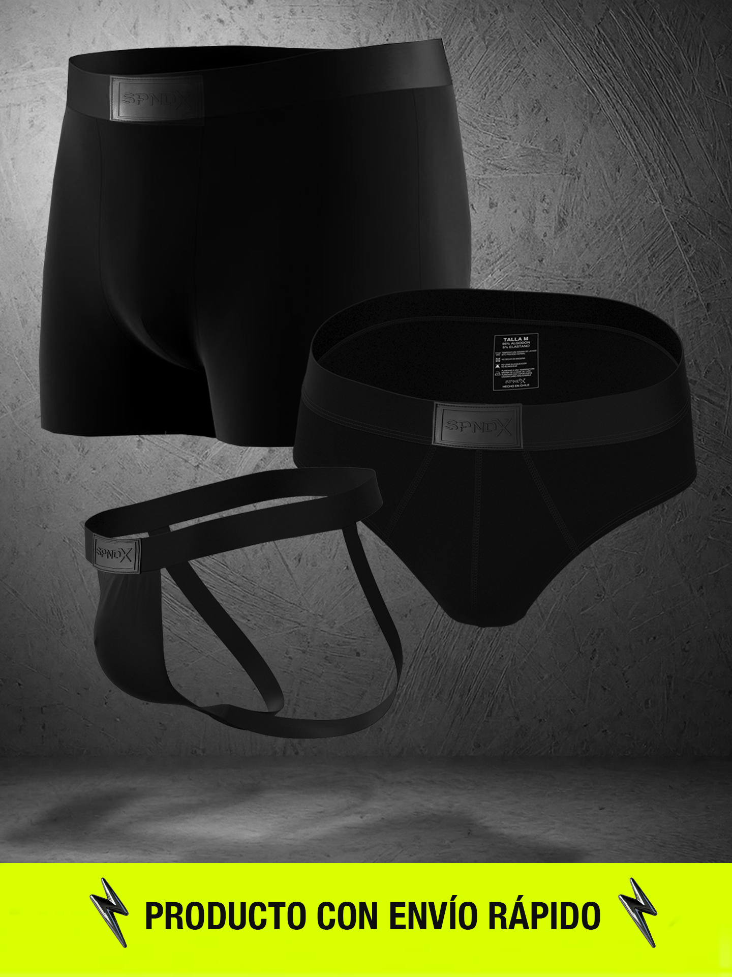 Pack Esenciales 01 (Boxer-Jockstrap-Brief)